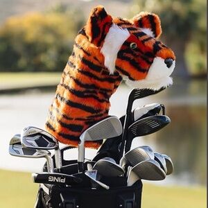 NWOT Daphne’s Headcovers Tiger Headcover Golf Club Driver Headcover